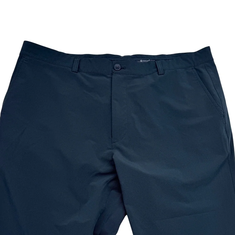 Vineyard Vines Performance Golf Pants Mens 38x30 Blue Chino 1P000007 Stretch
